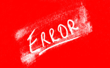 Error- Fehler
