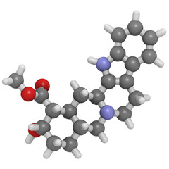 Yohimbine aphrodisiac molecule, chemical structure