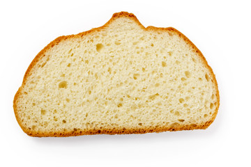slice of white loaf bread