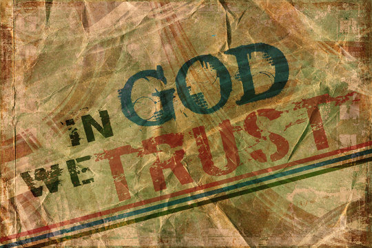 In God we trust Religious Background