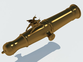 Obraz premium Cannon unicorn