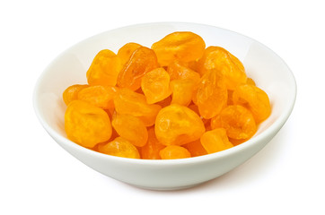 dry lemons in a bowl
