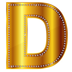 D　ダイヤモンド　アルファベット　エンブレム