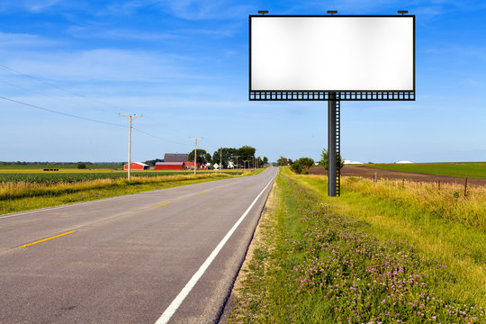 Billboard on Country Road
