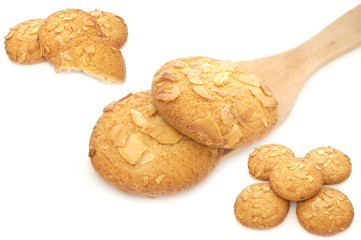 Set of Cookies with Almond Chips