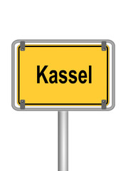 Ortsschild Kassel