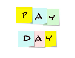 Pay Day Sticky Notes