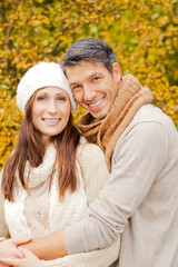 Fototapeta premium herbst liebe