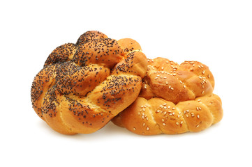 bun isolated on white background