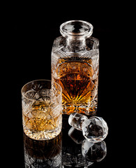 Whiskey Glass & Bottle 5