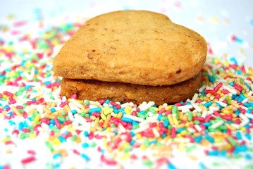 colourful heart cookie II