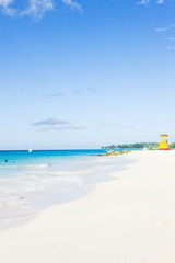 Fototapeta premium cabin on the beach, Enterprise Beach, Barbados, Caribbean
