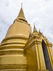 Golden pagoda in Wat Phra Kaew