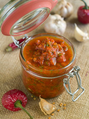 Tomato and chili sauce