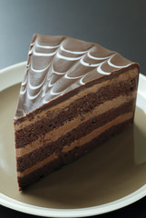 Chocolate Cake with Chocolate cream