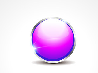 abstract glossy web button