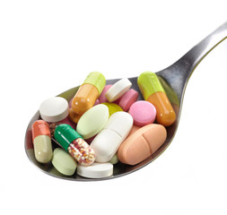 Spoon of pills