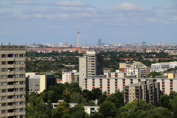 Blick über Berlin von der Gropiusstadt aus