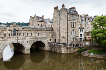 Pulteney Bridge, Bath, Somerset, England, UK