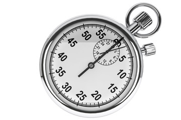 Silver modern Stopwatch