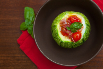 Stuffed zucchini