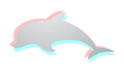 Abwaschbare Fototapete Delfine Delphin-Effekt