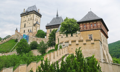 The part of the castle Karlstejn