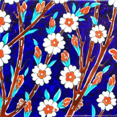 Old Handmade Turkish Tile