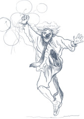 happy clown (sketch)