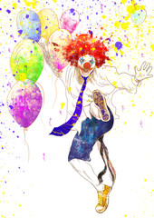 Obraz premium happy clown