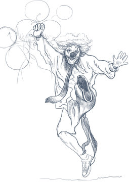 happy clown (sketch)