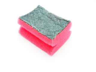  sponge isolated on the white background