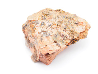 granite on white background