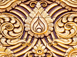 Beautiful temple door