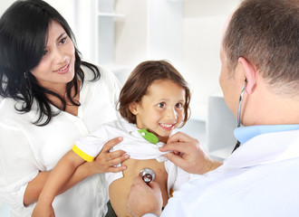doctor with kid