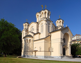 Fototapeta na wymiar Cerkiew w Ljubljana, Słowenia