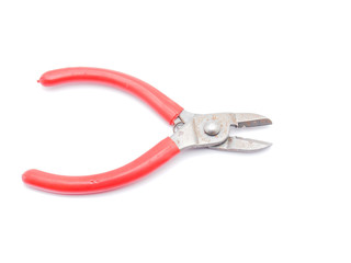 pliers on white background