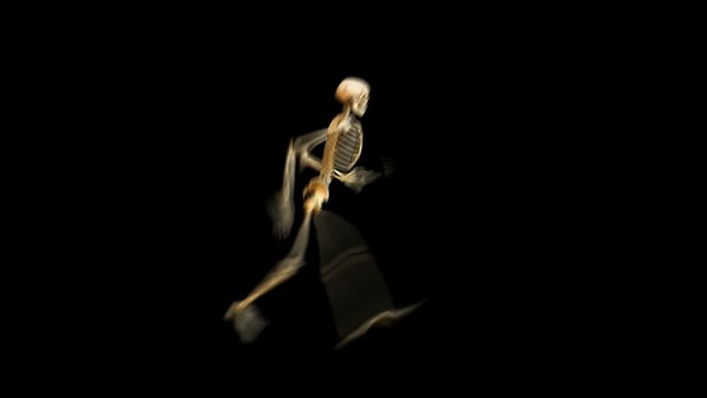 Walking skeleton w/alpha channel & also loopable