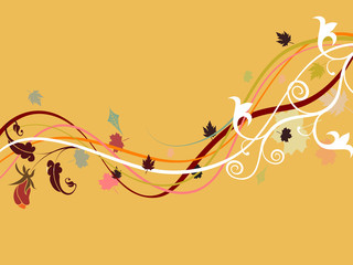 Autumn abstract backdrop eps illustration