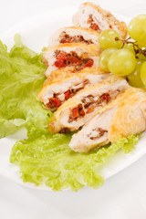 Stuffed chicken rolls