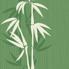 Naklejka premium old seamless bamboo pattern