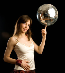 Naklejka premium girl