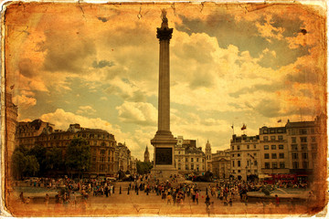Fototapeta na wymiar Trafalgar Square, Londyn