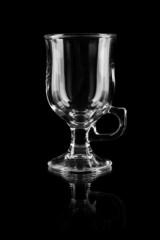 Empty tea glass