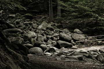 Felsenmeer in Lautertal im Odenwald