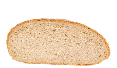 Bread slice isolated