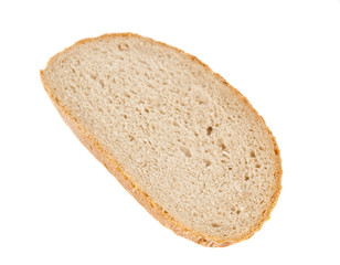 Bread slice isolated