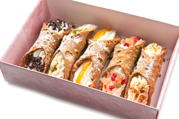 Sicilian cannoli