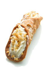 Sicilian cannoli with almond