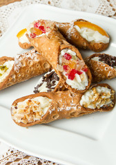Sicilian cannoli